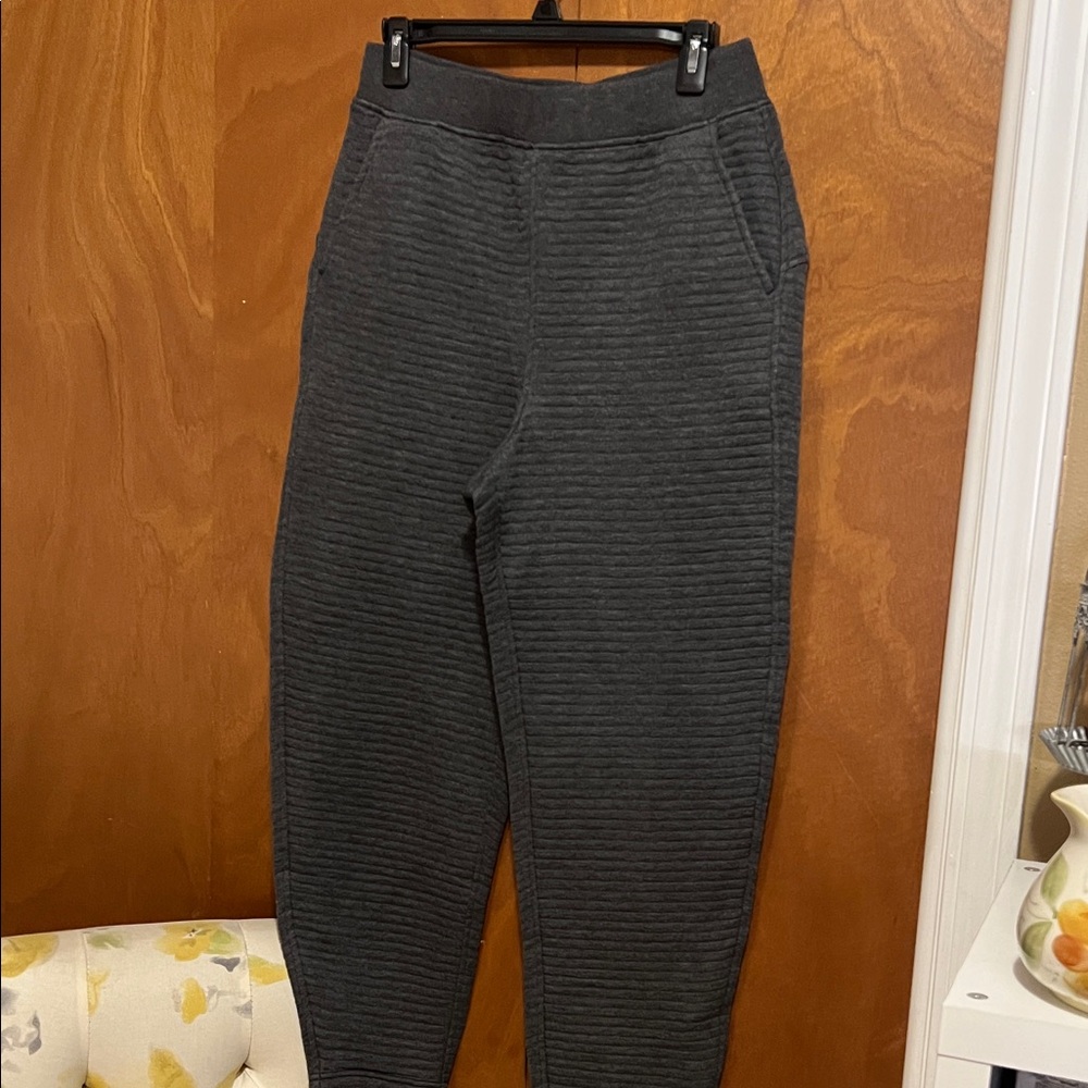 Athleta Gray Textured Joggers